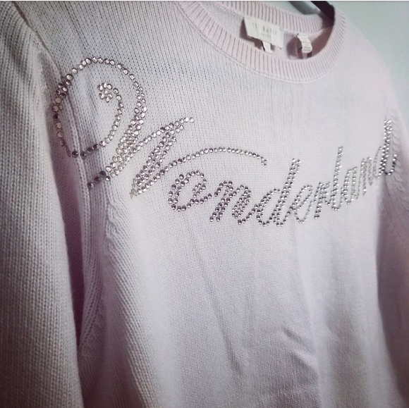 🍒NWT🍒 TED BAKER BARBIECORE WONDERLAND SWEATER - Picture 5 of 9